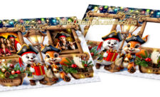 Новогодняя рамка - Маленькие Пираты